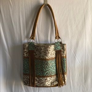 🐮Cow Hair on Hide Purse🐮